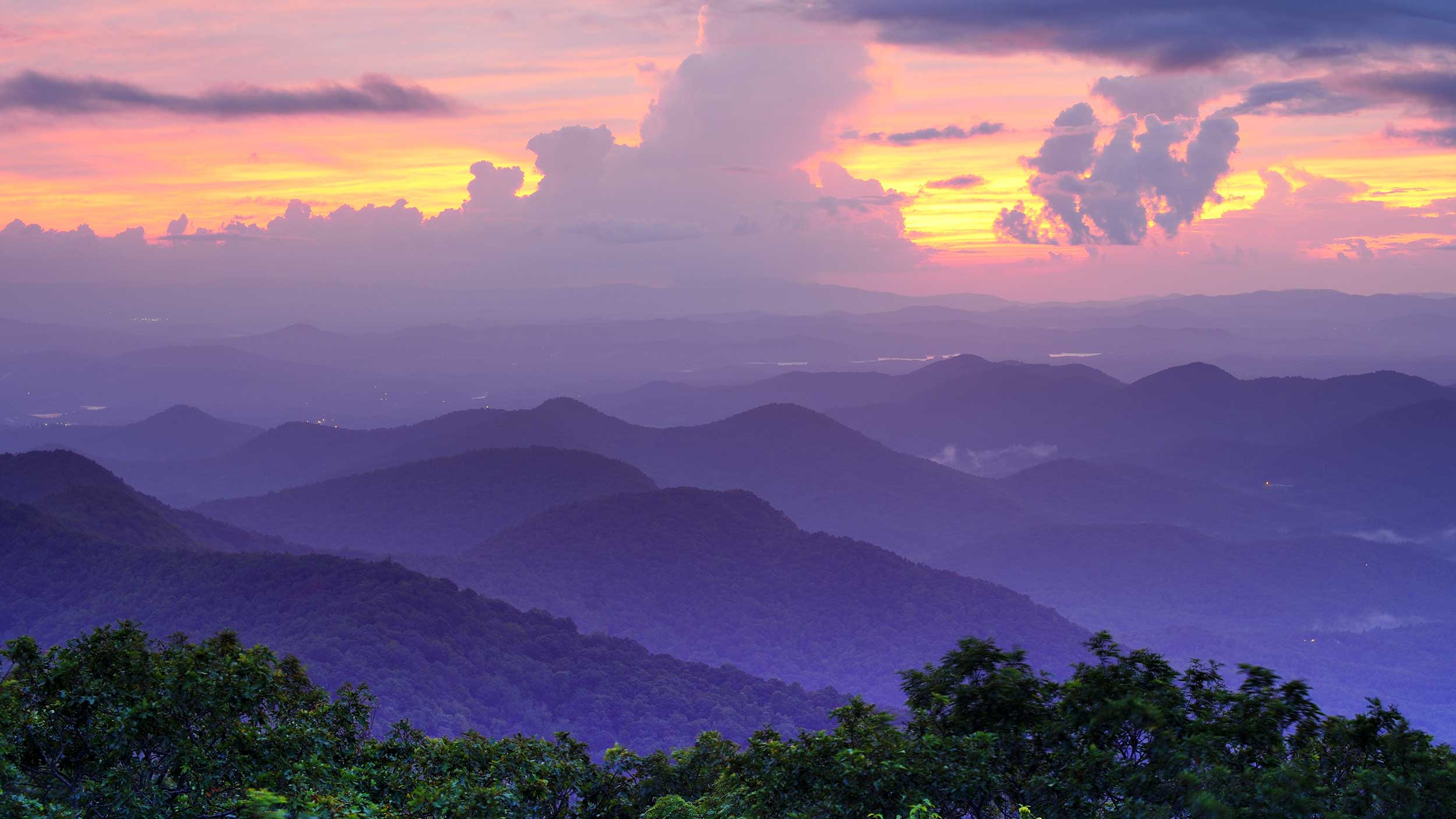 North Goergia Mountain Sunset