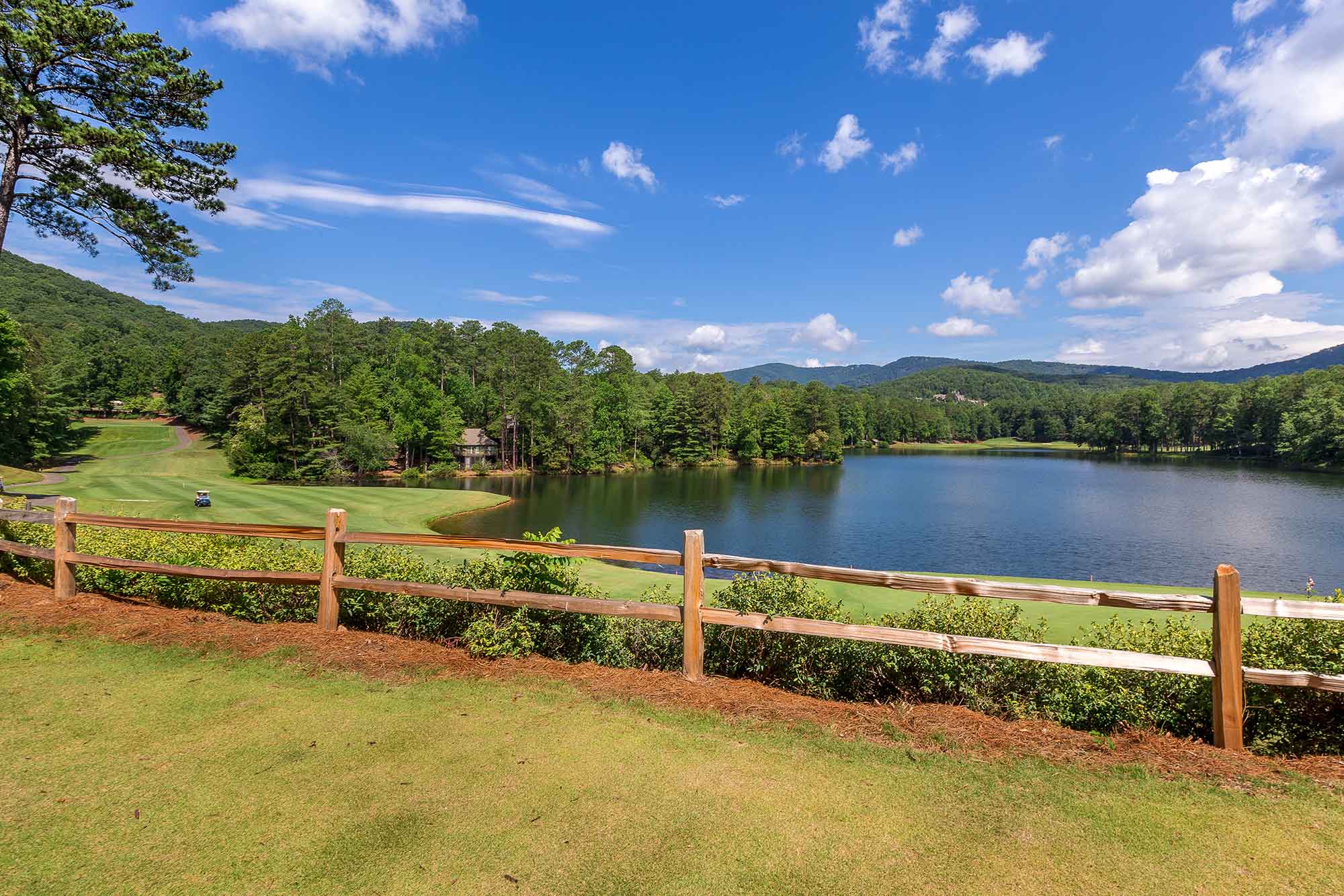 Big Canoe rolling hills and golf course