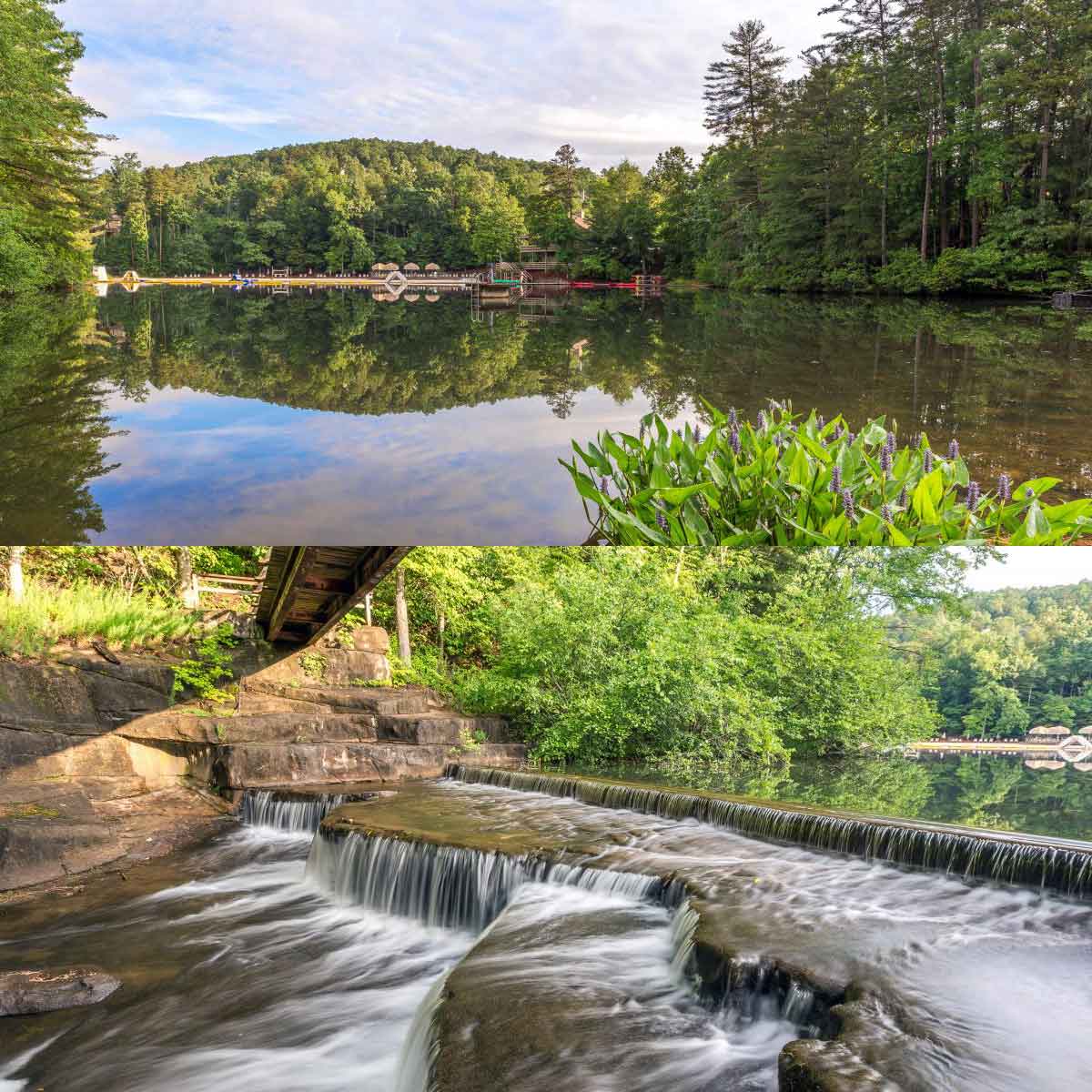 Lake hiking trailBig Canoe Georgia